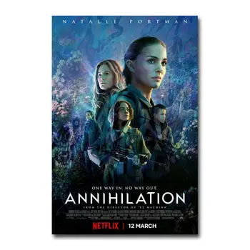 Шелковый плакат Annihilation Hot Movie 2, наклейка на стену, украшение в подарок